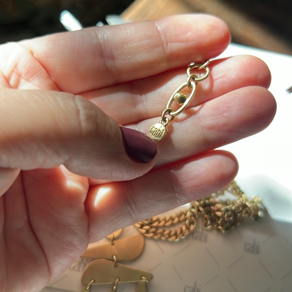 CAbi Chic Gold Statement Necklace - Picture 4 of 7